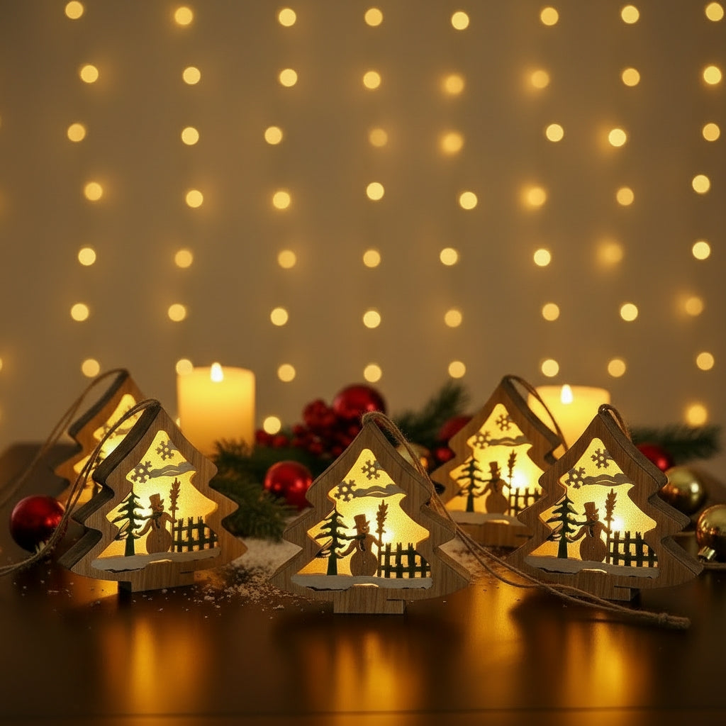 Wooden Christmas Ornaments