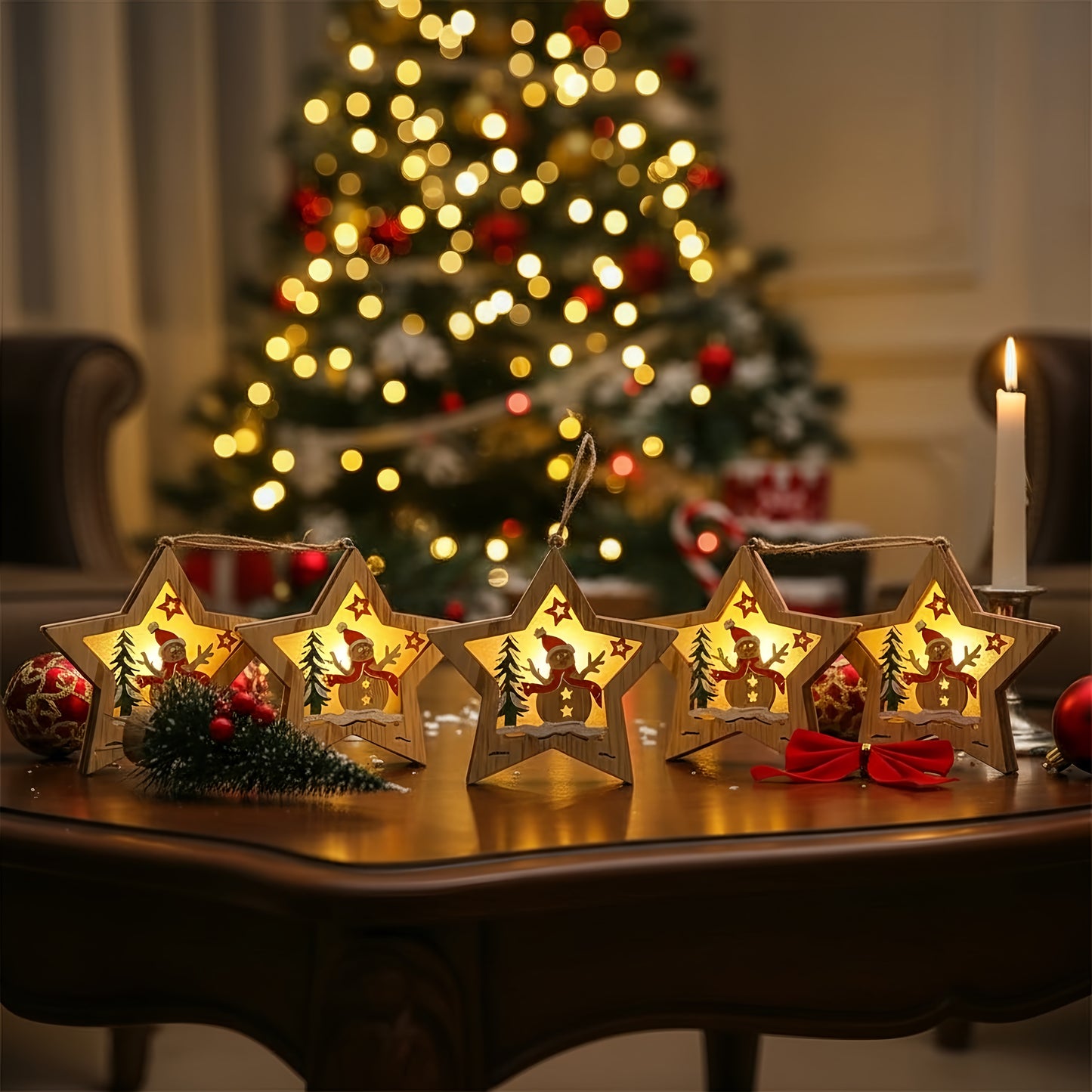 Wooden Christmas Ornaments