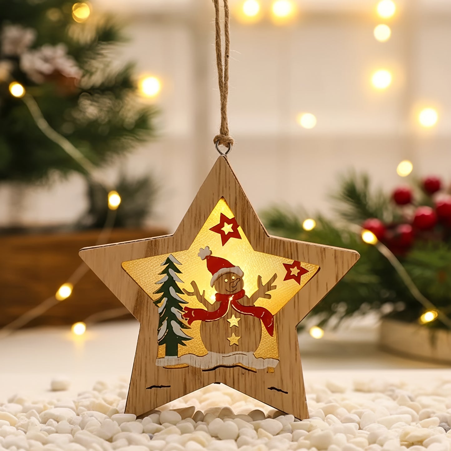Wooden Christmas Ornaments
